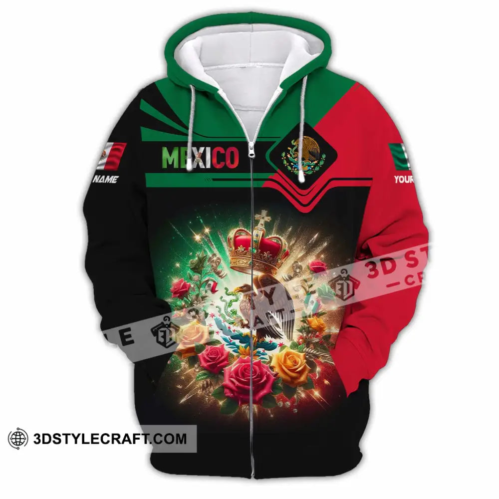 Unisex Shirt - Custom Mexico Shirt Zipper Hoodie / S T-shirt