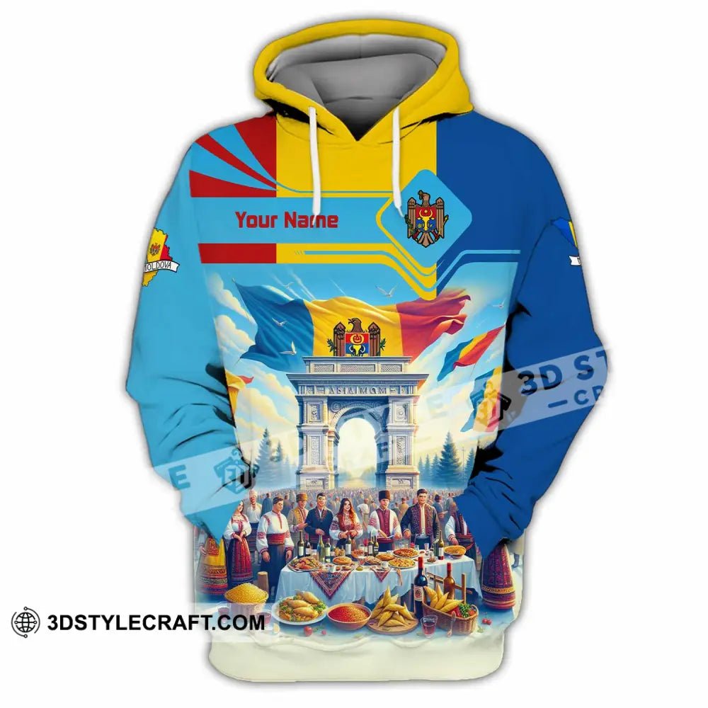 Unisex Shirt - Custom Moldova Shirt - Hoodie / S - T-shirt