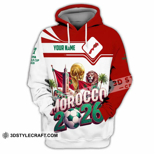 Unisex Shirt - Custom Morocco World Cup 2026 Shirt style option 3