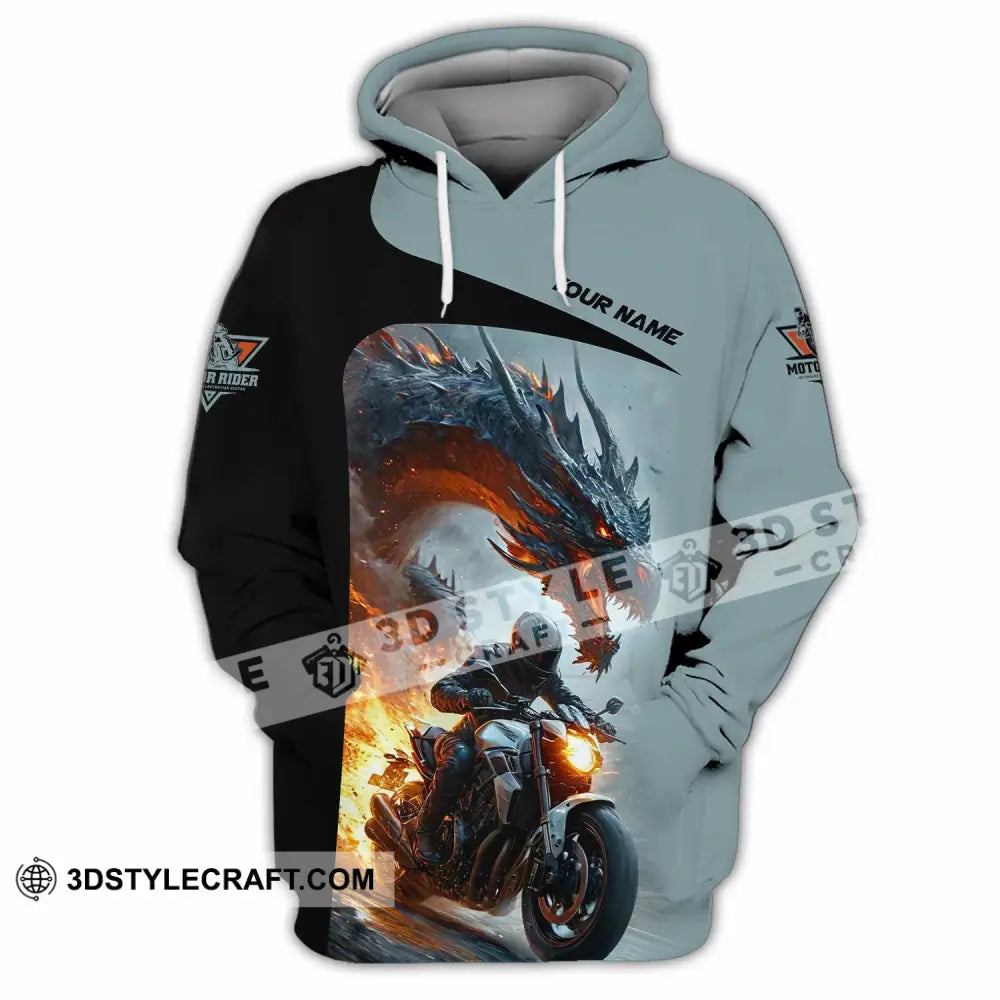 Unisex Shirt Custom Moto Rider Shirt Hoodie / S T shirt