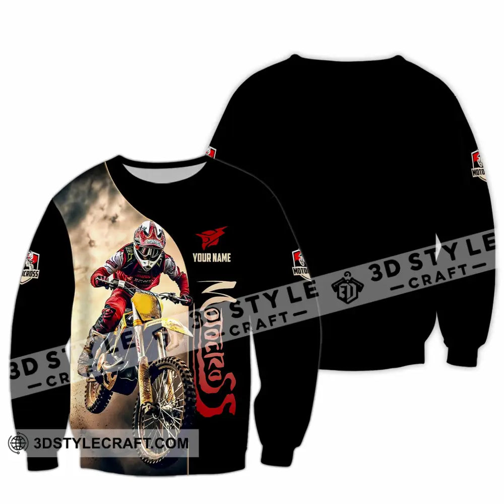 Unisex Shirt - Custom Motocross Shirt Long Sleeve / S T-shirt