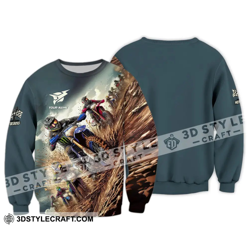Unisex Shirt - Custom Motocross Player Shirt Long Sleeve / S T-shirt