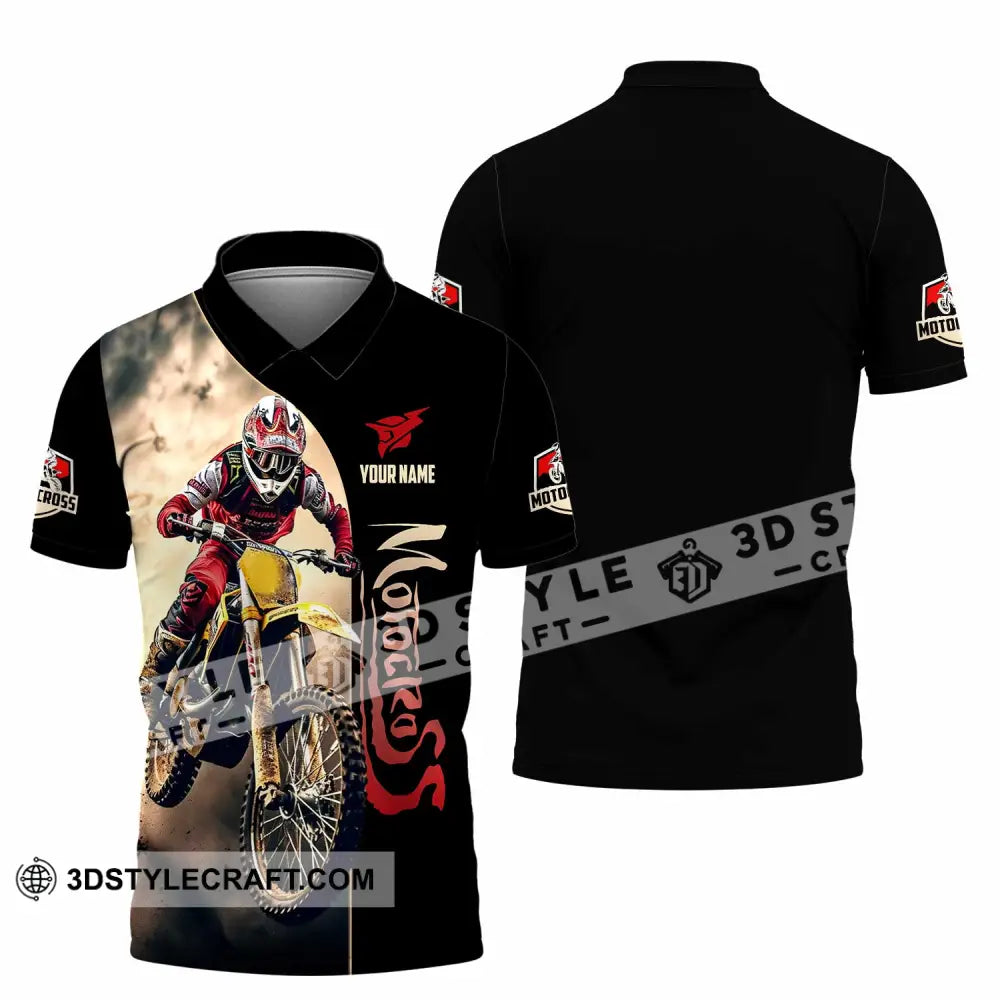 Unisex Shirt - Custom Motocross Shirt Polo Shirt / S T-shirt
