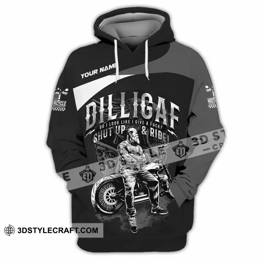 Unisex Shirt - Custom Motorcycle Do I Look Like I Do A Fxck Shut Up & Ride Shirt - Hoodie / S - T-shirt