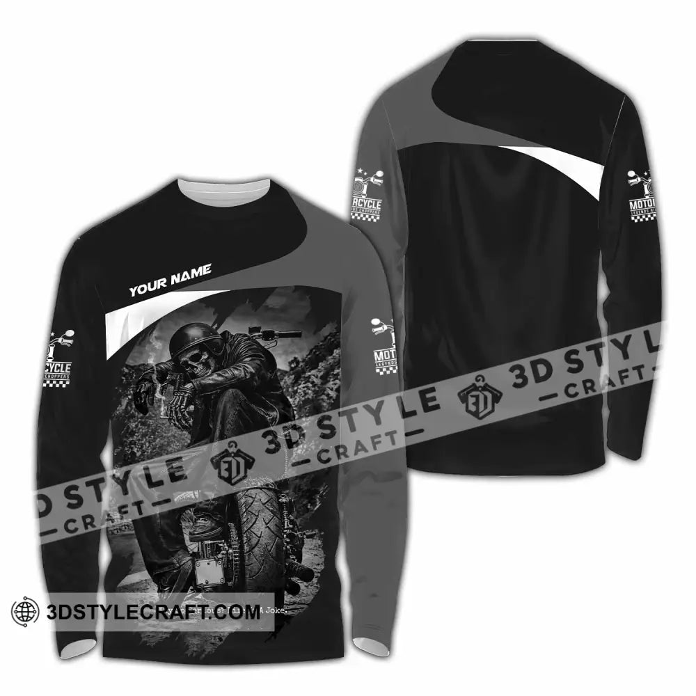 Unisex Shirt - Custom Motorcycle Shirt - Long Sleeve Shirt / S - T-shirt