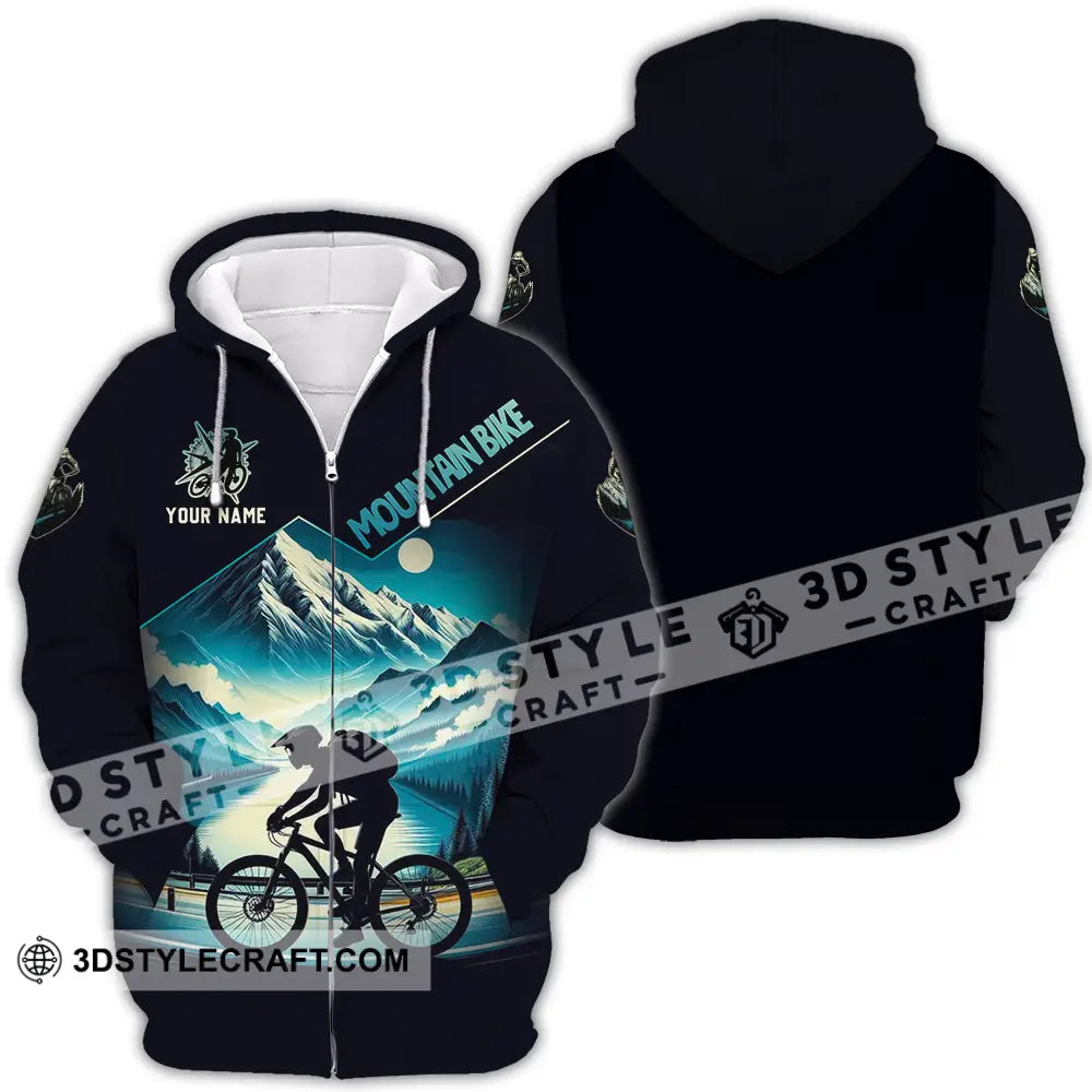 Unisex Shirt - Custom Mountain Bike 3D Shirt Zipper Hoodie / S T-shirt