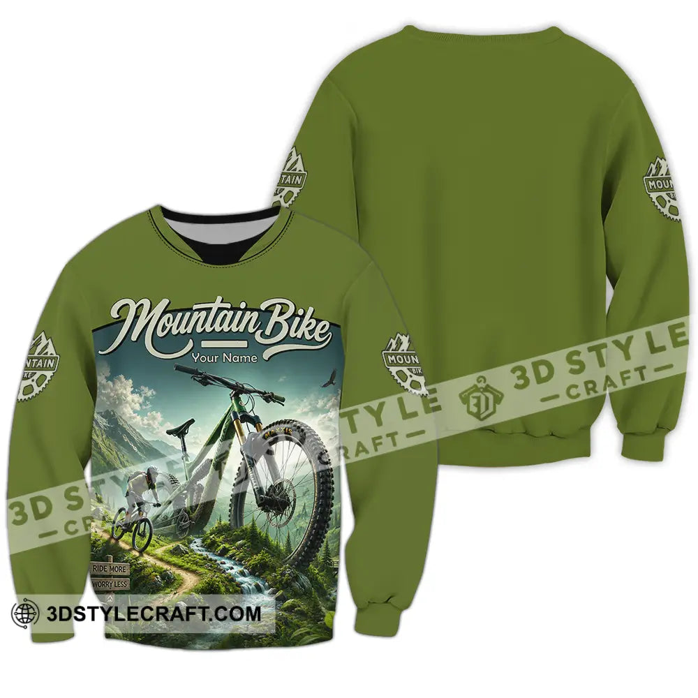 Unisex Shirt - Custom Mountain Bike Shirt - Long Sleeve / S - T-shirt