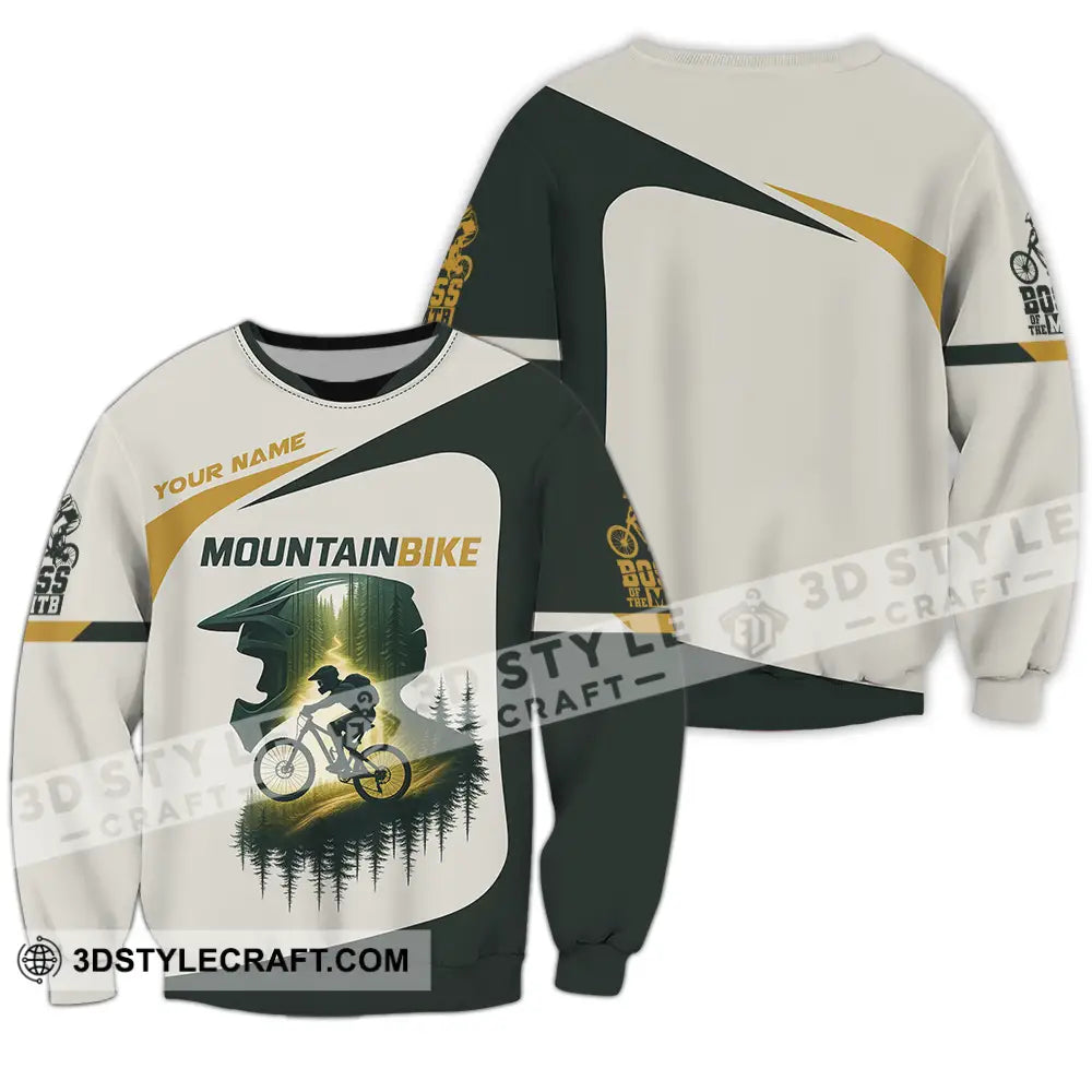 Unisex Shirt - Custom Mountain Bike Shirt Long Sleeve / S T-shirt