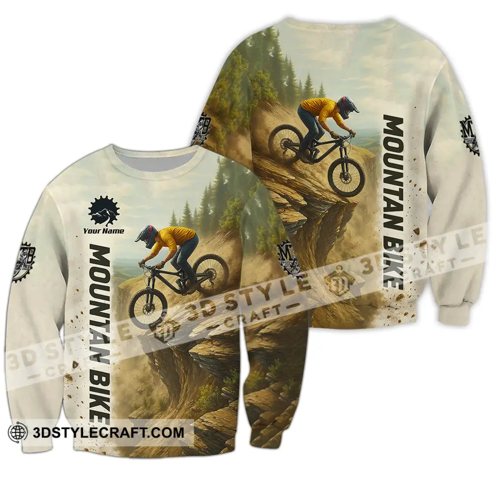 Unisex Shirt - Custom Mountain Bike Shirt Long Sleeve / S T-shirt
