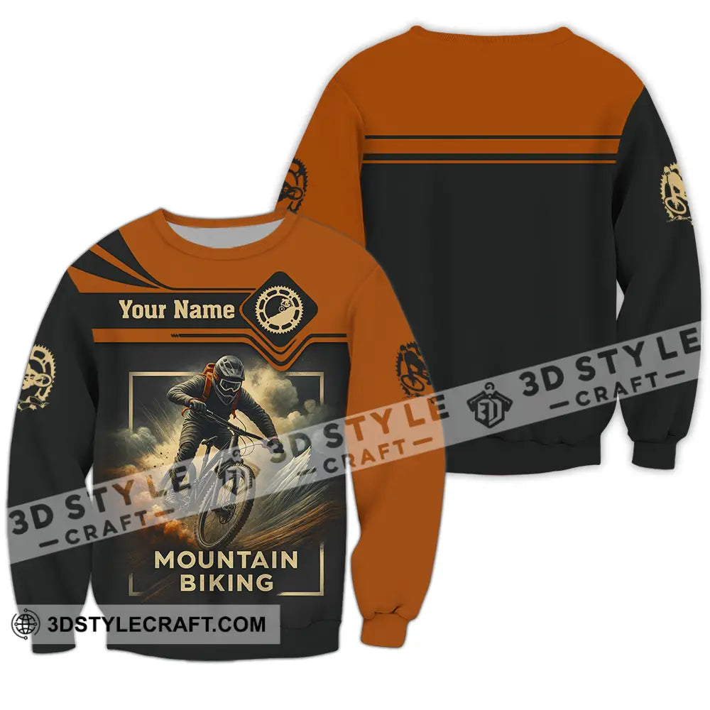 Unisex Shirt - Custom Mountain Bike Shirt Long Sleeve / S T-shirt