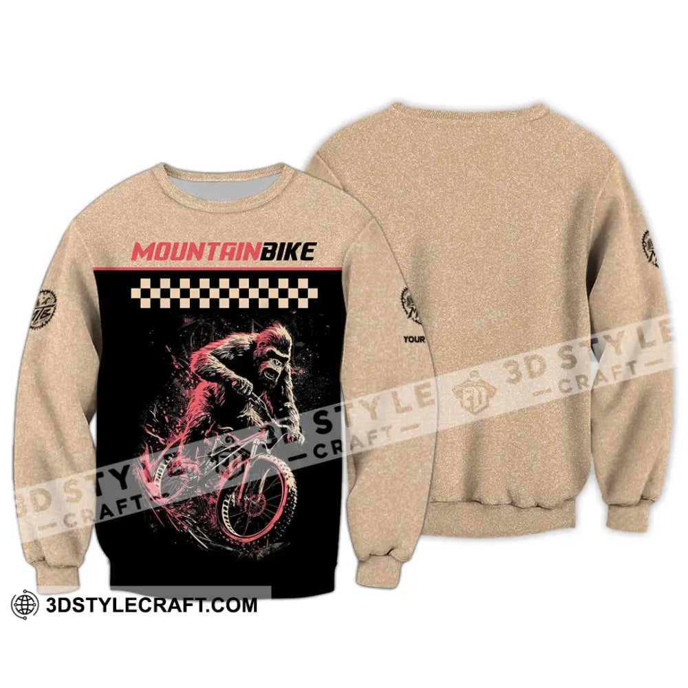 Unisex Shirt Custom Mountain Bike Shirt Long Sleeve / S T shirt