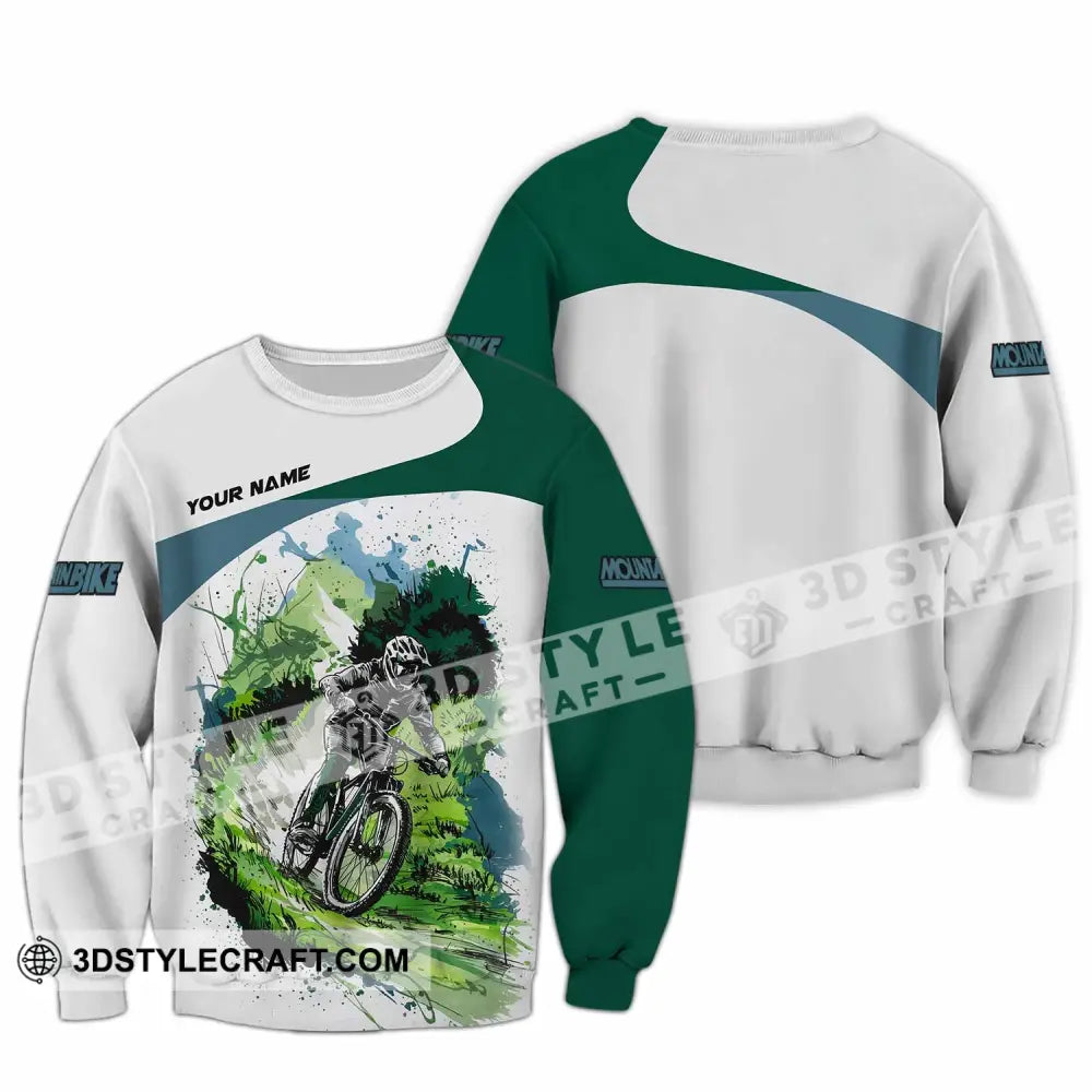 Unisex Shirt Custom Mountain Bike MTB Shirt Long Sleeve / S T shirt
