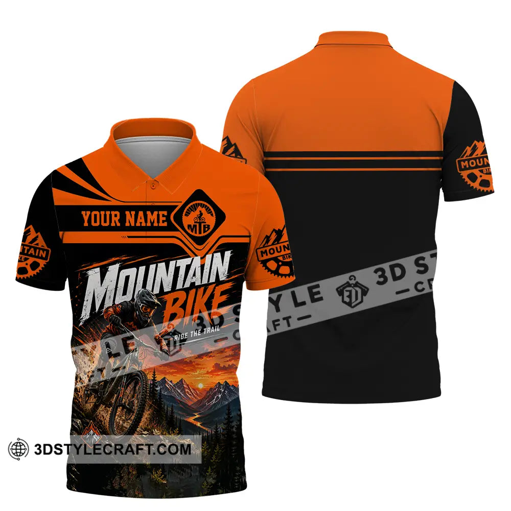 Unisex Shirt - Custom Mountain Bike Shirt - Polo Shirt / S - T-shirt