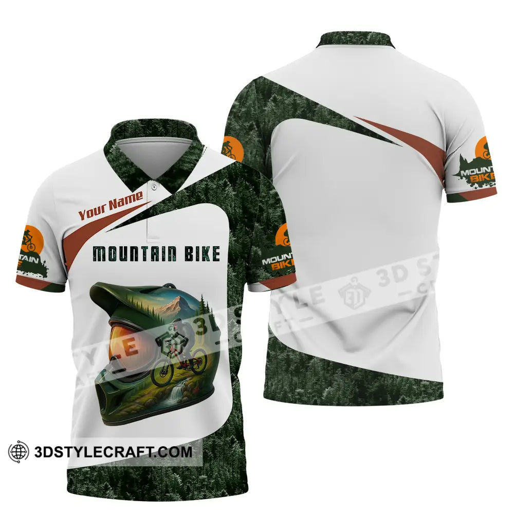 Unisex Shirt - Custom Mountain Bike Shirt Polo Shirt / S T-shirt