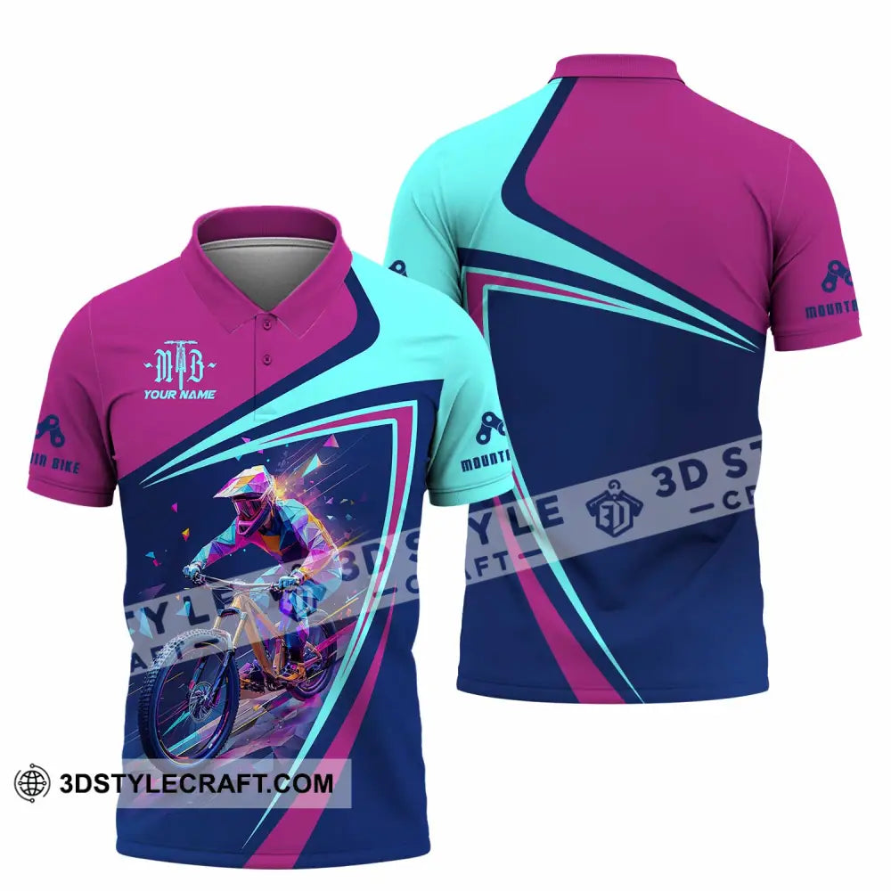 Unisex Shirt - Custom Mountain Bike Shirt Polo Shirt / S T-shirt