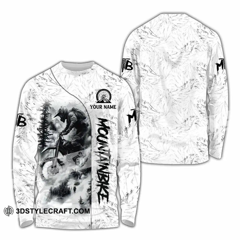 Unisex Shirt - Custom Moutain Bike 3D Shirt Long Sleeve Shirt / S T-shirt