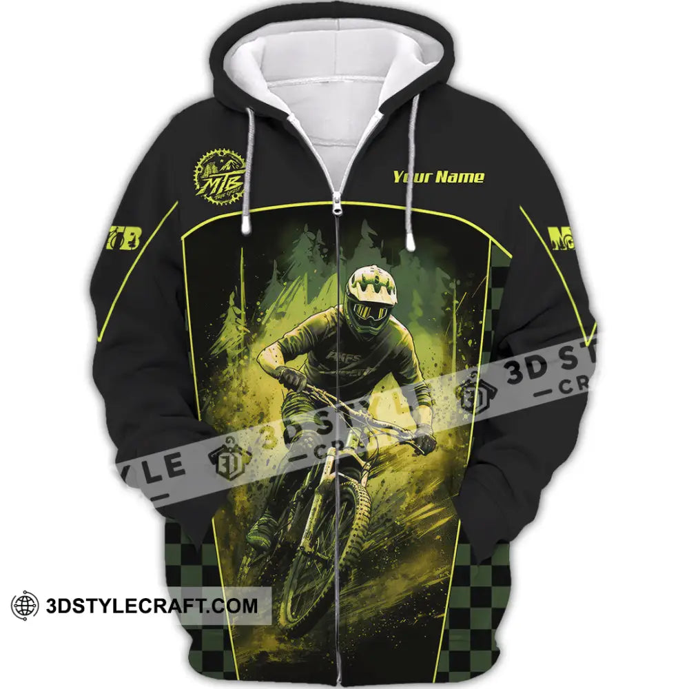 Unisex Shirt - Custom MTB Shirt Zipper Hoodie / S T-shirt