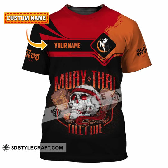 Unisex Shirt - Custom Muay Thai 3D Shirt style option 1