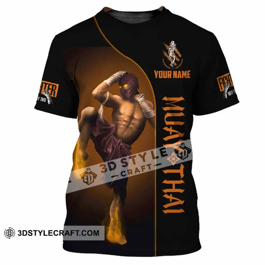 Unisex Shirt - Custom Muay Thai 3D Shirt style option 4