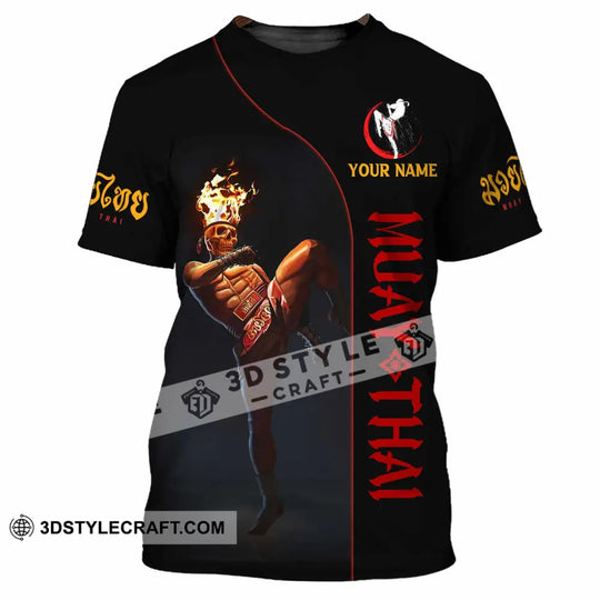 Unisex Shirt - Custom Muay Thai 3D Shirt style option 4