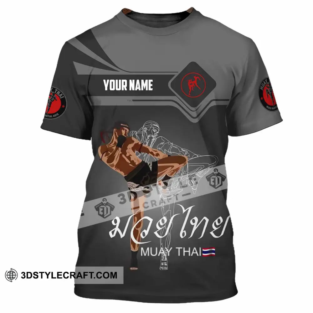 Unisex Shirt - Custom Muay Thai 3D Shirt - T-Shirt / S - T-shirt