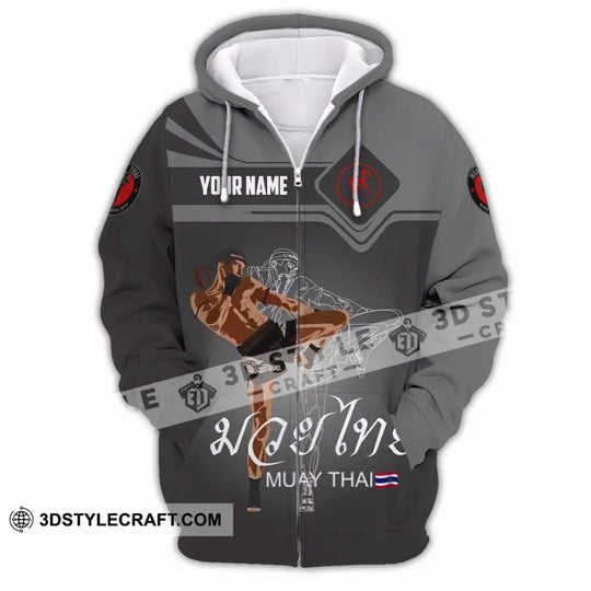 Unisex Shirt - Custom Muay Thai 3D Shirt style option 4