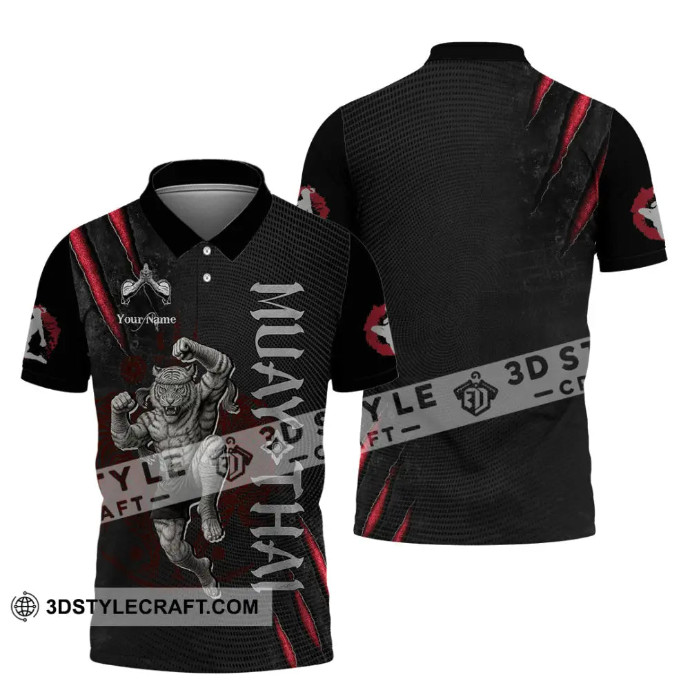 Unisex Shirt - Custom Muay Thai Shirt Polo Shirt / S T-shirt
