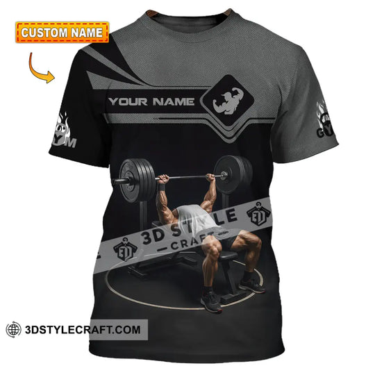 Unisex Shirt - Custom Muscular Man, Weightlifting, Sports Shirt style option 1
