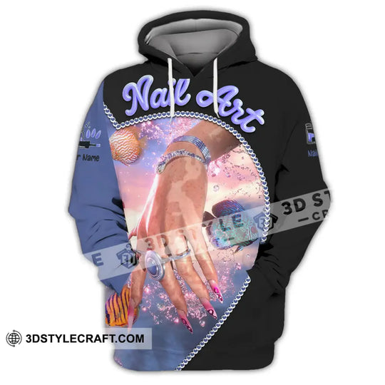 Unisex Shirt - Custom Nails Art Shirt style option 3
