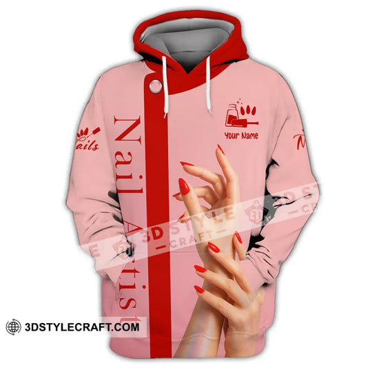 Unisex Shirt - Custom Nails Artist Shirt style option 3