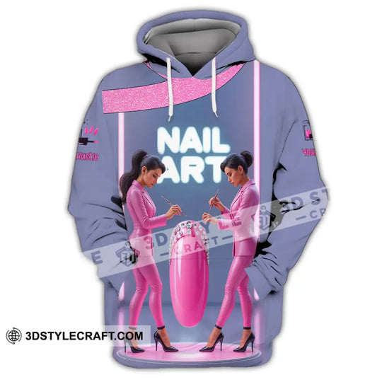 Unisex Shirt - Custom Nails Artist Shirt style option 3