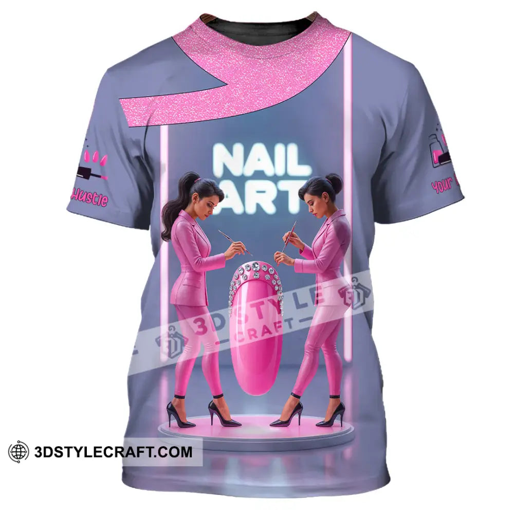 Unisex Shirt Custom Nails Artist Shirt T Shirt / S T shirt