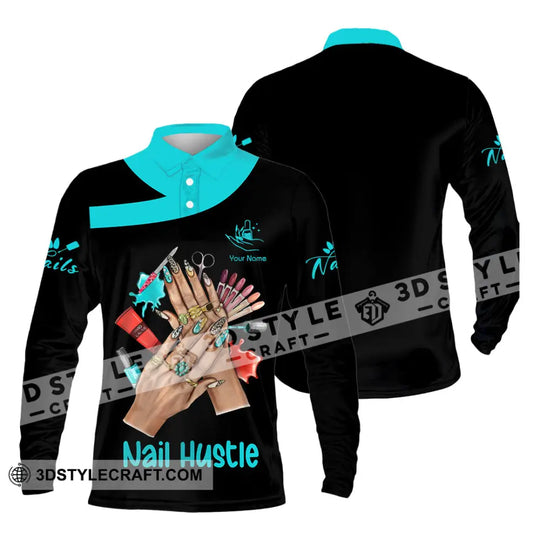 Unisex Shirt - Custom Nails Hustle Shirt style option 4