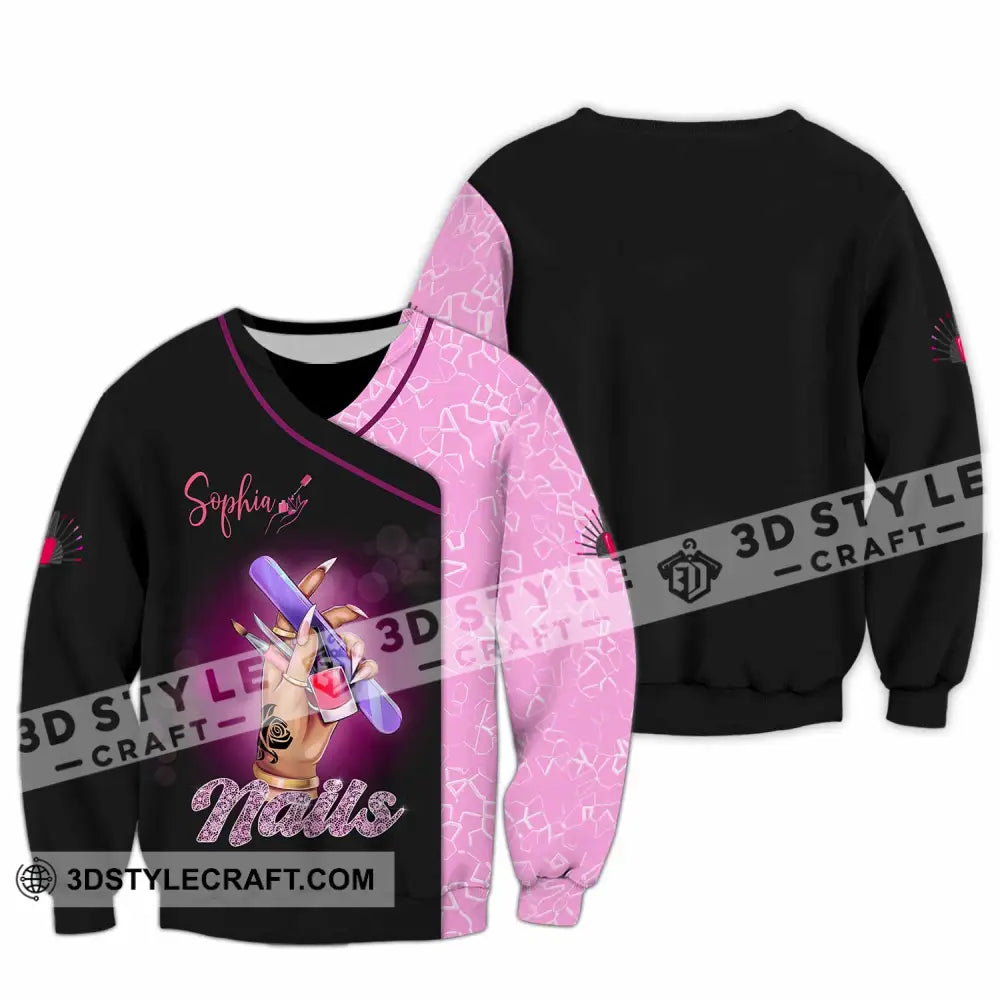 Unisex Shirt - Custom Nails Lover Shirt Long Sleeve / S T-shirt