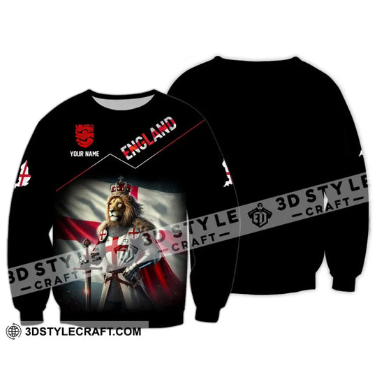 Unisex Shirt - Custom Name 2024 Euro Cup Shirt, England Team style option 4