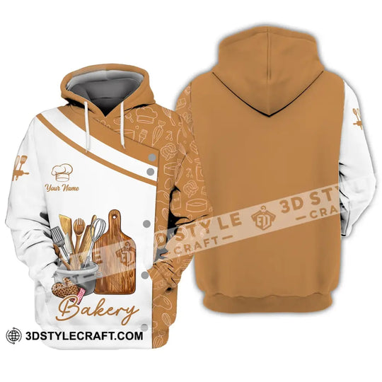 Unisex Shirt - Custom Name 3D Shirt - Bakery Shirt style option 3