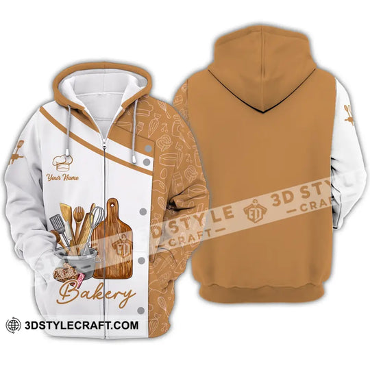 Unisex Shirt - Custom Name 3D Shirt - Bakery Shirt style option 4