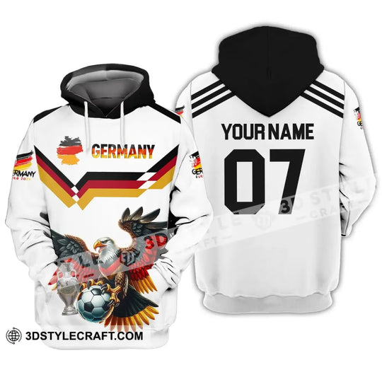 Unisex Shirt - Custom Name And Number 2024 Euro Cup Shirt, Germany Team style option 2