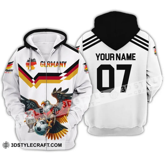 Unisex Shirt - Custom Name And Number 2024 Euro Cup Shirt, Germany Team style option 3