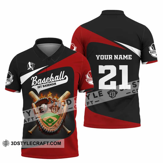 Unisex Shirt, Custom Name and Number Baseball Shirt, Baseball Love T-Shirt style option 4