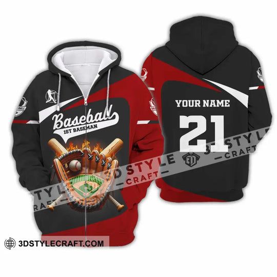Unisex Shirt, Custom Name and Number Baseball Shirt, Baseball Love T-Shirt style option 3