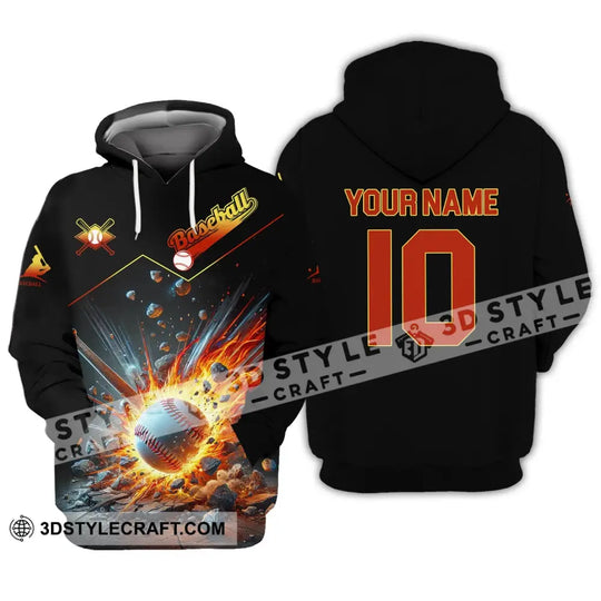 Unisex Shirt - Custom Name And Number Baseball Sport Shirt style option 2
