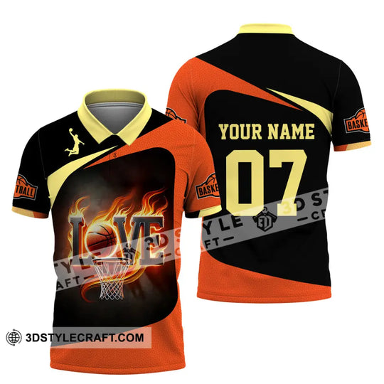 Unisex Shirt, Custom Name and Number Basketball Shirt, Basketball Lover Gift style option 4