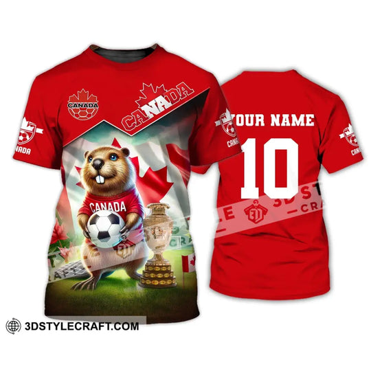 Unisex Shirt, Custom Name and Number Canada Football Polo Shirt, Canada Football Hoodie Long Sleeve Shirt style option 2