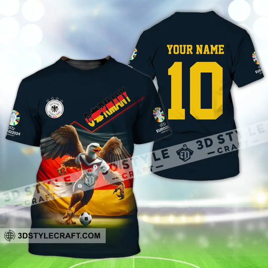 Unisex Shirt - Custom Name And Number, Eagle Germany Euro 2024 style option 2