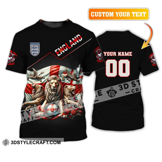Unisex Shirt, Custom Name and Number England Football Shirt, England Football Polo Long Sleeve, Euro 2024 Shirt style option 2
