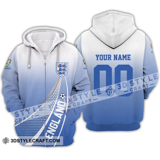 Unisex Shirt - Custom Name And Number England National Team Euro Shirt 2024 style option 3