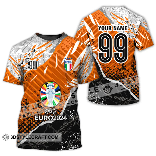 Unisex Shirt - Custom Name And Number, Euro 2024 Cup Shirt Italia National Team Shirt style option 2