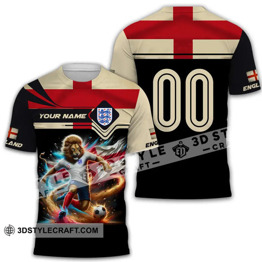Unisex Shirt - Custom Name And Number, Euro 2024 Shirt England style option 3