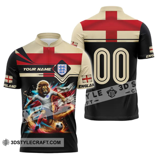 Unisex Shirt - Custom Name And Number, Euro 2024 Shirt England style option 4